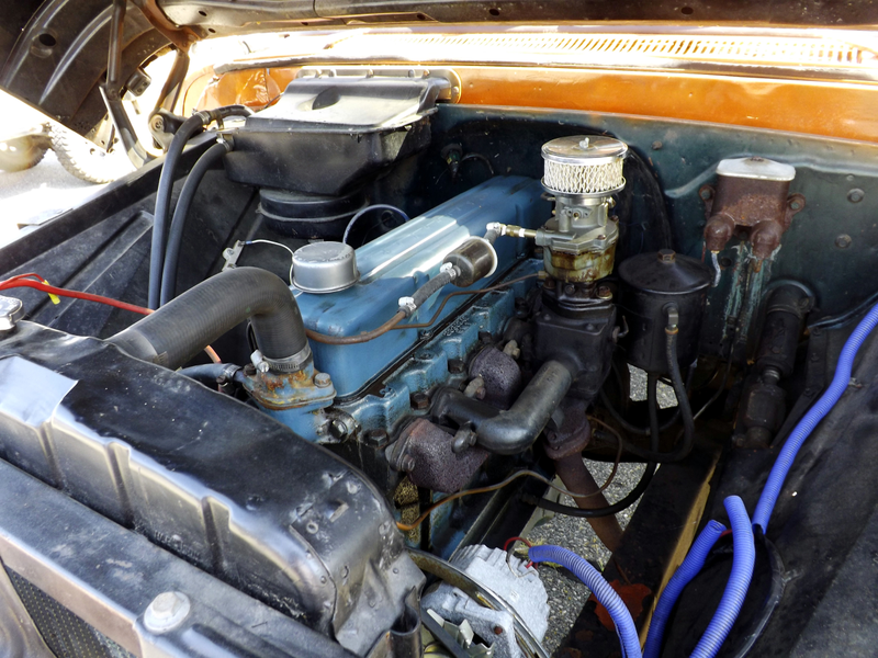 Surprisingly not small block powered like so many of these old restored GM trucks.